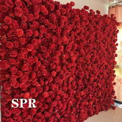 SPR Bridesmaids Bouquet Wholesale Wedding  Flower Wall Roll Up Flower Wall For Wedding Backdrop Decoration - 1*1M(3.28*3.28ft) / SPR-FW22726-12