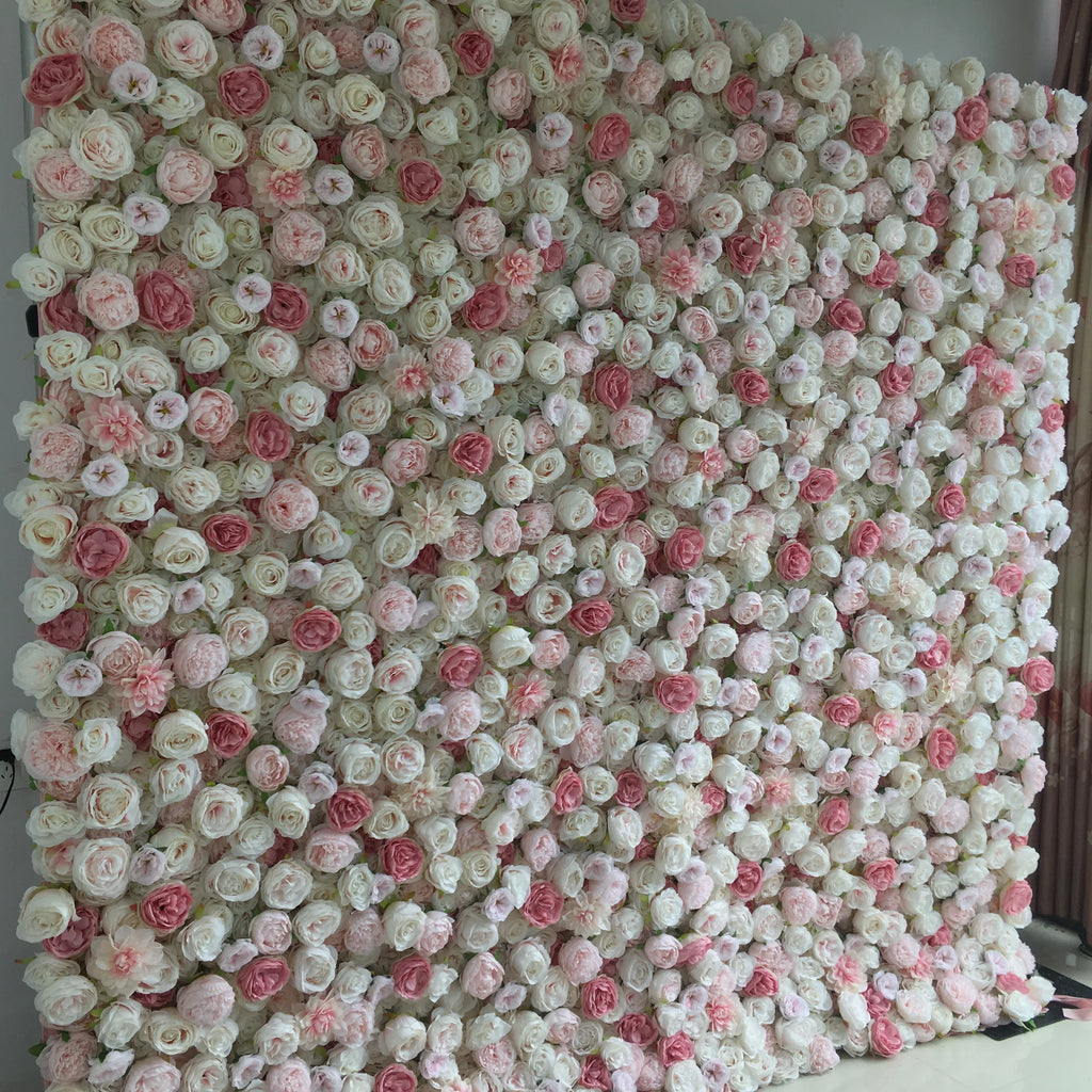 SPR 3D Design Floral Bridal Bouquet Ceiling pink Peony Rose Hydrangea Artificial Flower Decoration Wedding Backdrop