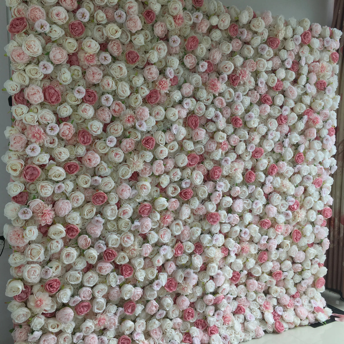 SPR 3D Design Floral Bridal Bouquet Ceiling pink Peony Rose Hydrangea Artificial Flower Decoration Wedding Backdrop