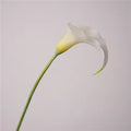 Hot Sale Real Touch Calla Lily Flower Artificial Latex Calla Lily for Wedding Home Table Event Decor - 60CM(23.62in) / 01-White