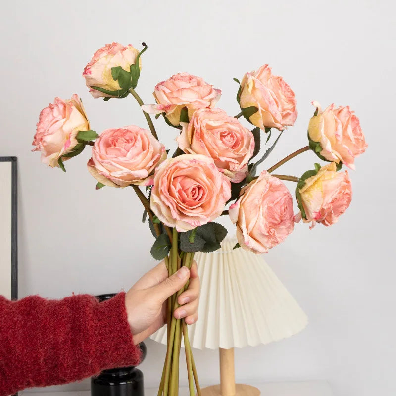 SPR Soft Silk Handmade Artificial Rose Flowers Modern Design for Christmas Wedding & Home Floral Arrangement