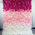 SPR Wedding Rose 3D Flower Wall  Backdrop Ombre Flower Wall Panels for Wedding Event or Baby Showing