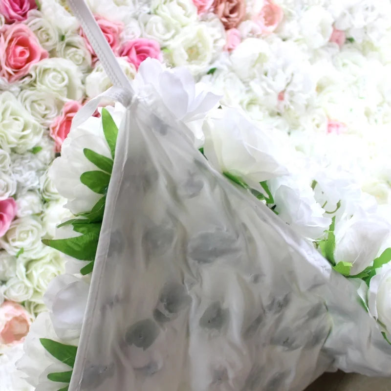 SPR Rose Flower Wall Roll up Red pink White Ombre Flower Wall Panels for Wedding Event Occasion Baby Showing