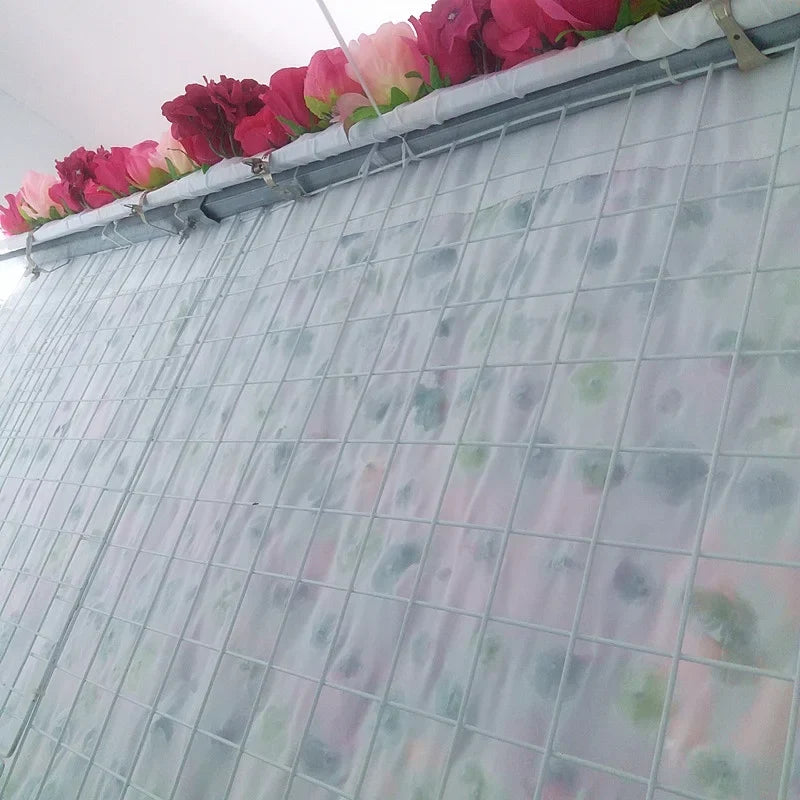 SPR Rose Flower Wall Roll up Red pink White Ombre Flower Wall Panels for Wedding Event Occasion Baby Showing