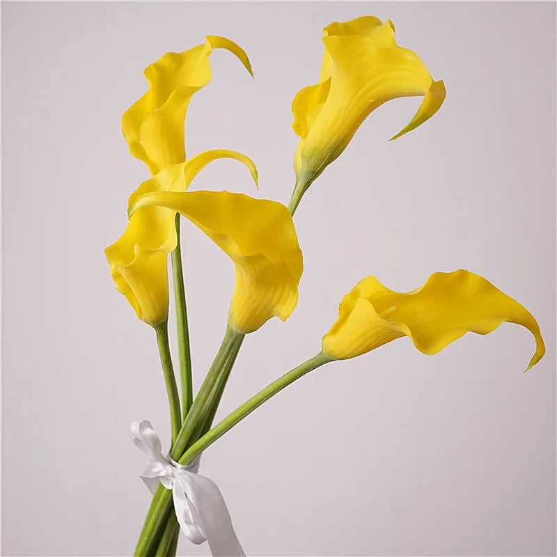 Hot Sale Real Touch Calla Lily Flower Artificial Latex Calla Lily for Wedding Home Table Event Decor