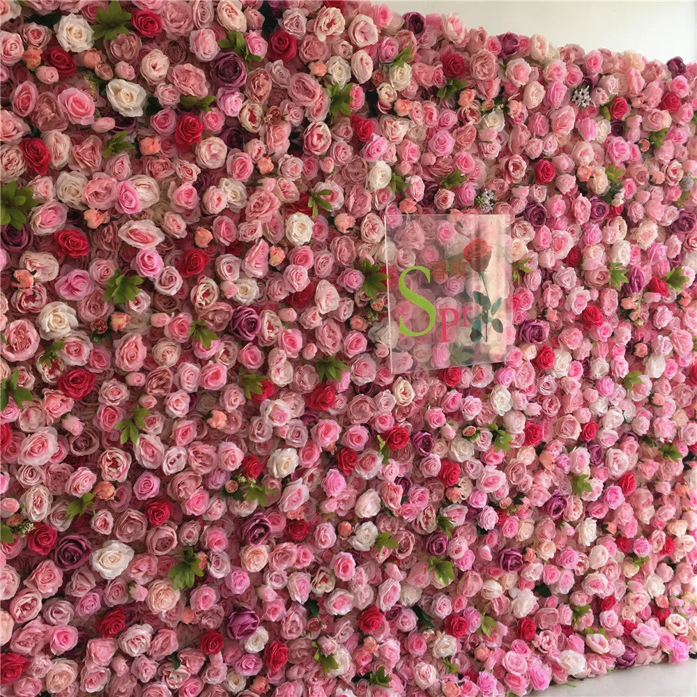 SPR Bridal Bouquet Wedding Supplies Home Floral Decoration Rose Hydrangea Silk Artificial Decorative Flower Wall Backdrop