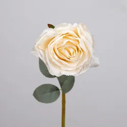 SPR Soft Silk Handmade Artificial Rose Flowers Modern Design for Christmas Wedding & Home Floral Arrangement - Ivory