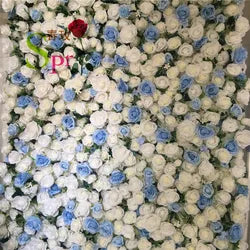 SPR Bridesmaids Bouquet High Quality Home Decor Restaurant Decoration and Wedding Ceremony Event Fabric Artificial Rose Wall - 1*1m(3.28*3.28ft) / SPR-FW211230-9