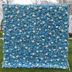 SPR Wholesale Silk Artificial Wedding Flower Wall Backdrop 8ft 8ft for Restaurant Decoration Wedding Party Events Mother's Day - SPR-XMBD001