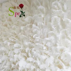 SPR Bridal Bouquet Wholesale Custom White Pink Wedding Supplies Decoration Rose Backdrop Silk Artificial Decorative Flower Wall - 1*1m(3.28*3.28ft) / SPR-FW21815-15