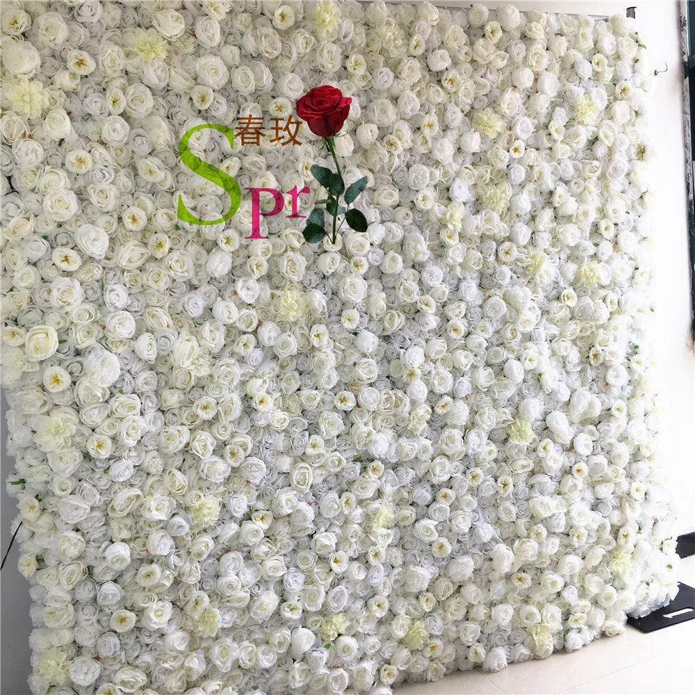 SPR Bridals Bouquet Wedding Supplies Home Floral Decoration Rose Hydrangea Silk Artificial Decorative Flower Wall Backdrop