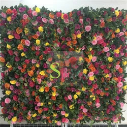 SPR Bridesmaids Bouquet High Quality Home Decor Restaurant Decoration and Wedding Ceremony Event Fabric Artificial Rose Wall - 1*1m(3.28*3.28ft) / SPR-FW211230-8