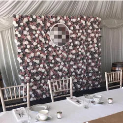 SPR Free Shipping 30pcs/set Ombre Wedding Occasion Handcrafted Silk Cloth Artificial Rose Flower Wall Backdrop Indoor/Outdoor - 60*40cm(23.62*15.75in) / SPR-FW18917-1a
