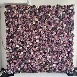 SPR Bridesmaids Bouquet Wholesale Wedding  Flower Wall Roll Up Flower Wall For Wedding Backdrop Decoration - 1*1M(3.28*3.28ft) / SPR-FW23717-10