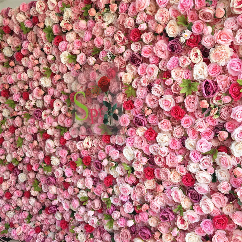 SPR Bridal Bouquet Wedding Supplies Home Floral Decoration Rose Hydrangea Silk Artificial Decorative Flower Wall Backdrop