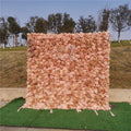 SPR Bride Flower Wholesale Custom Gold Flower Wall Backdrop Wedding Supplies Decoration Rose Backdrop Silk Artificial Decorative