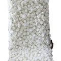 SPR Factory Supply Backdrop Baby White Can Roll up Artificial Flowers Wall Wedding Decor