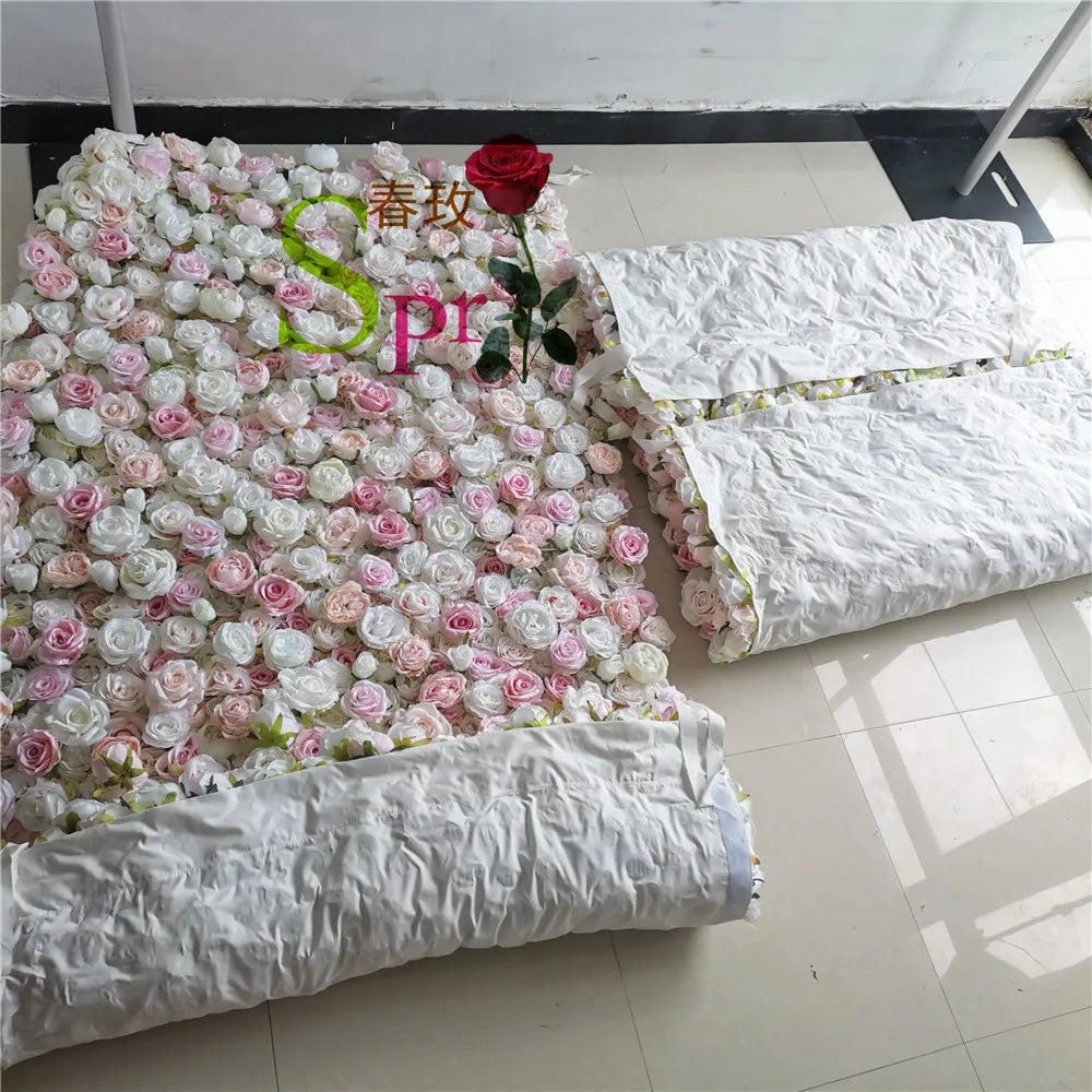 SPR Bridals Bouquet Wedding Supplies Home Floral Decoration Rose Hydrangea Silk Artificial Decorative Flower Wall Backdrop