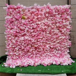 Designs Fabric Silk Faux Shop Wedding Decoration Panel Mat Patch Roll Backdrop Flower Wall Artificial - SPR-FW21522-2