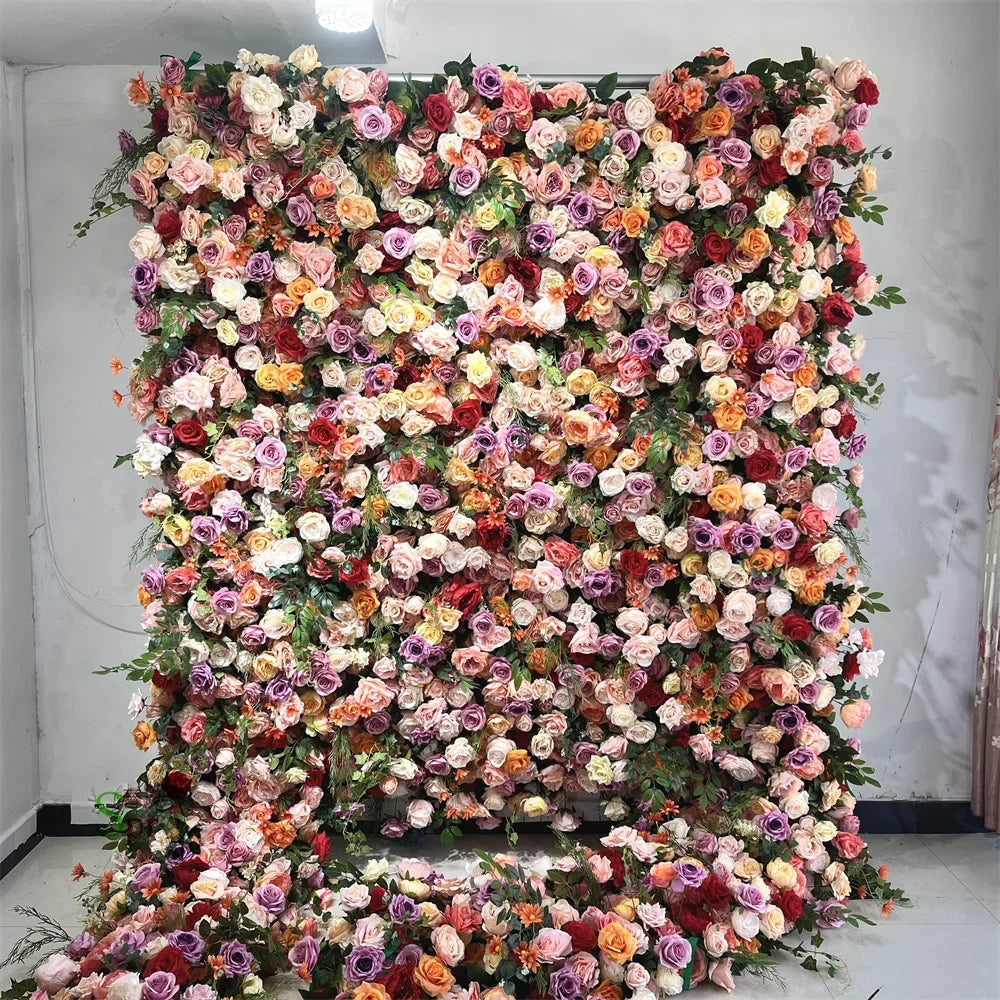 SPR  Factory Sales Christmas Fower Berries Christmas Flower Wall Flower Backdrop Events Xmas Day Baby Showing Party Home Decor