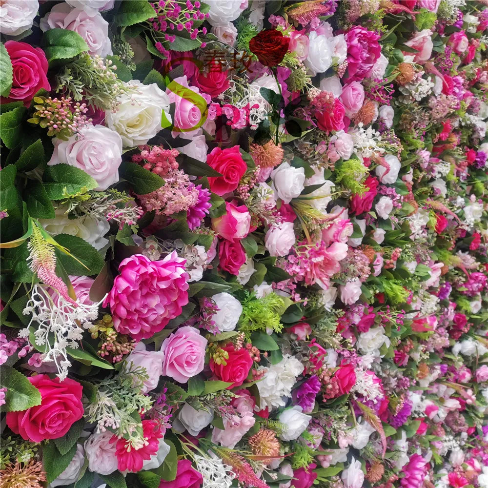 SPR Artificial Silk Rose 5D Flower Wall Decor Handmade Modern Style for Party Centerpiece Background