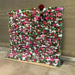 SPR Hot Selling Artificial Decorative Flower Wall Panel for Wedding Party Birthday Decor Backdrop Wall - 1*1M(3.28*3.28ft) / SPR-FW21429-1