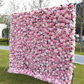 SPR Wholesale Silk Artificial Wedding Flower Wall Backdrop 8ft 8ft for Restaurant Decoration Wedding Party Events Mother's Day