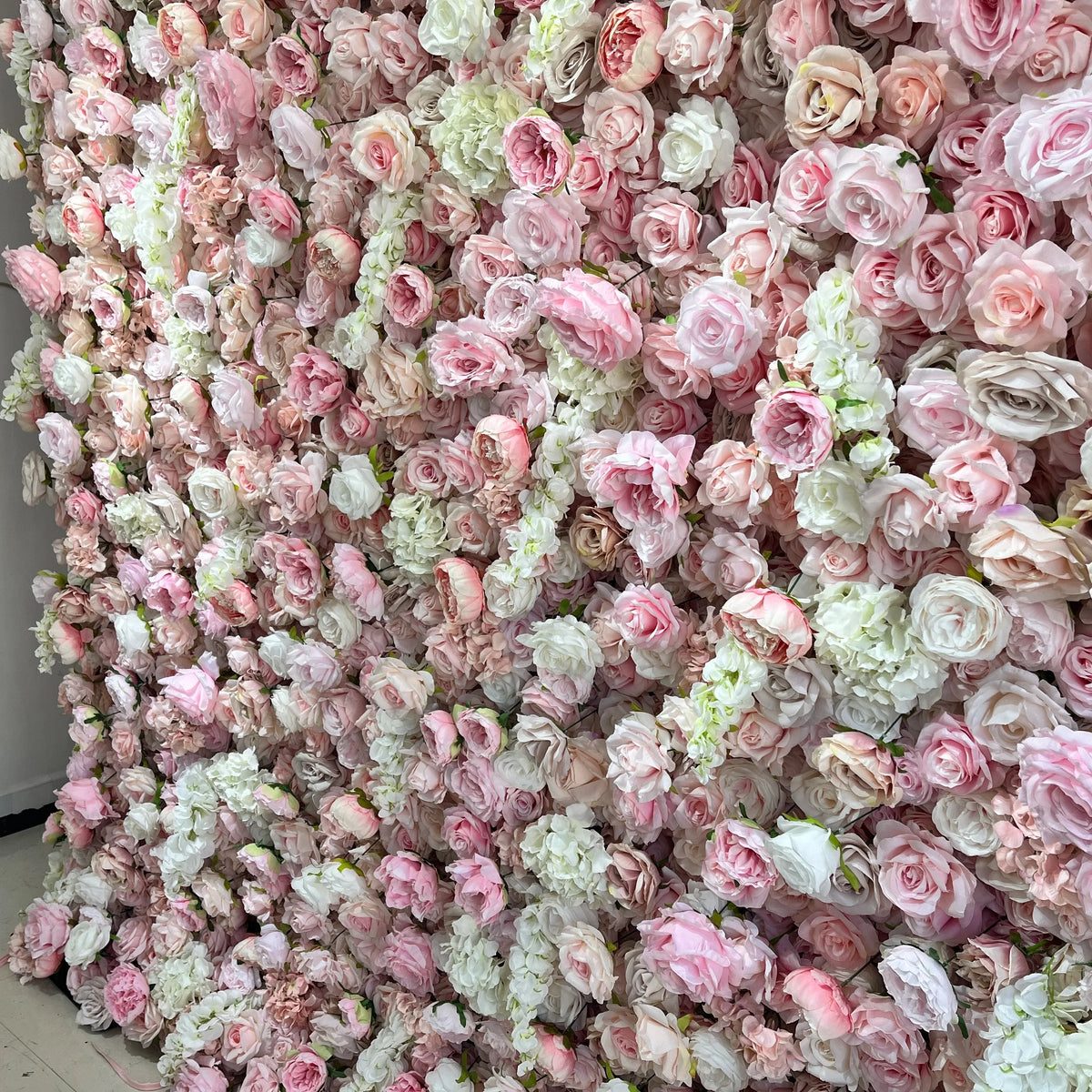 SPR Bridesmaids Bouquet Silk Rose Flower Panel Stage Backdrop Artificial Wedding Flower Wall for Decoration