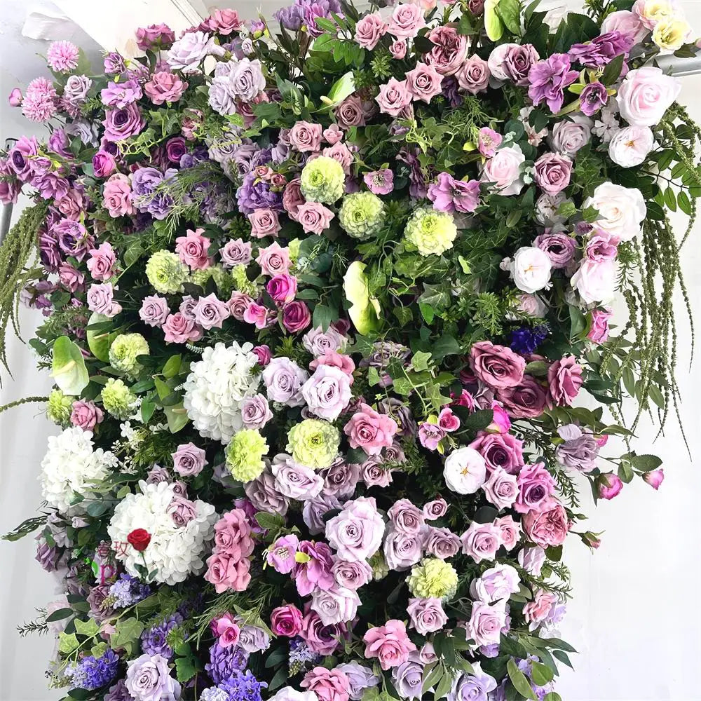 SPR Bridesmaids Bouquet Wholesale Wedding  Flower Wall Roll Up Flower Wall For Wedding Backdrop Decoration