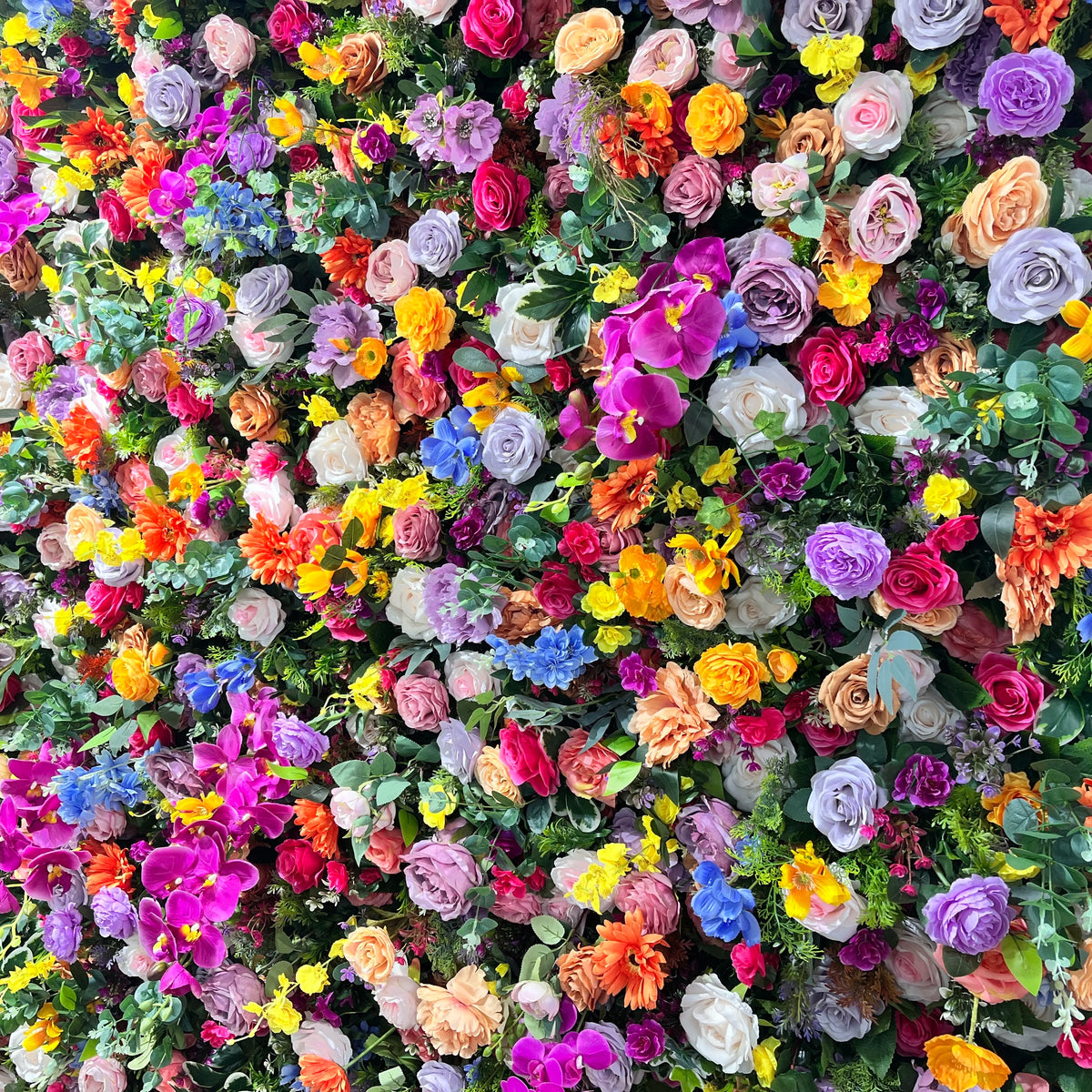 SPR New Decorative Roll up Centerpiece Flower Wall Backdrop Big Giant Artificial Silk Fabric Flower Wall for Wedding Party