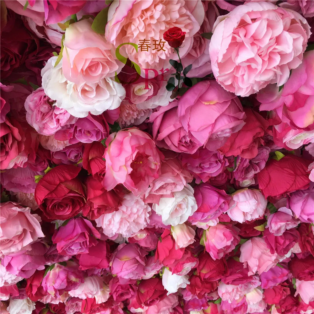 SPR Customization Size & Color Handmade Artificial Flowers Wall Panels for Home Decoration Wedding Backdrop Back to School Decor