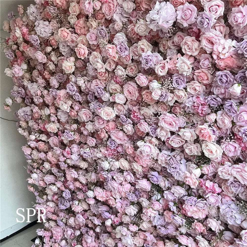 SPR Bridal Bouquet Promotional Wholesale Perfect Non-fading and Anti-aging Durable Artificial Rose Flower Wall Floral Backdrop