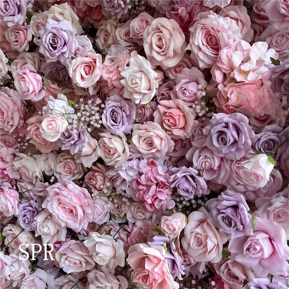 SPR Bridal Bouquet Promotional Wholesale Perfect Non-fading and Anti-aging Durable Artificial Rose Flower Wall Floral Backdrop
