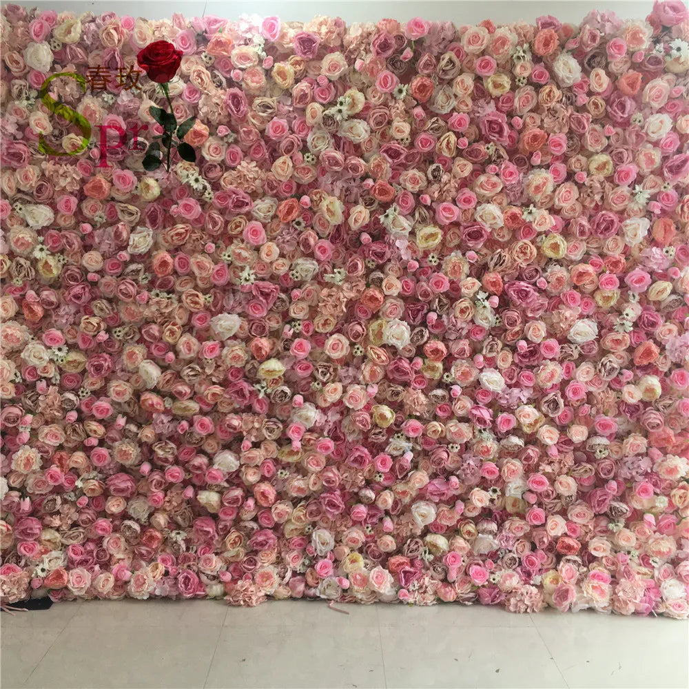 SPR Bridesmaids Bouquet High Quality Home Decor Restaurant Decoration and Wedding Ceremony Event Fabric Artificial Rose Wall