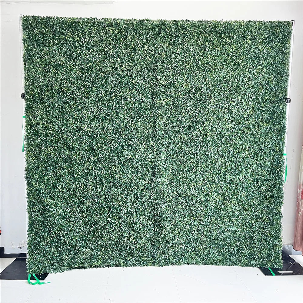 SPR High Quality Eco-Friendly 5D Red Rose Greenery Silk Flower Backdrop Wedding Decoration Wall for Halloween Christmas New Year