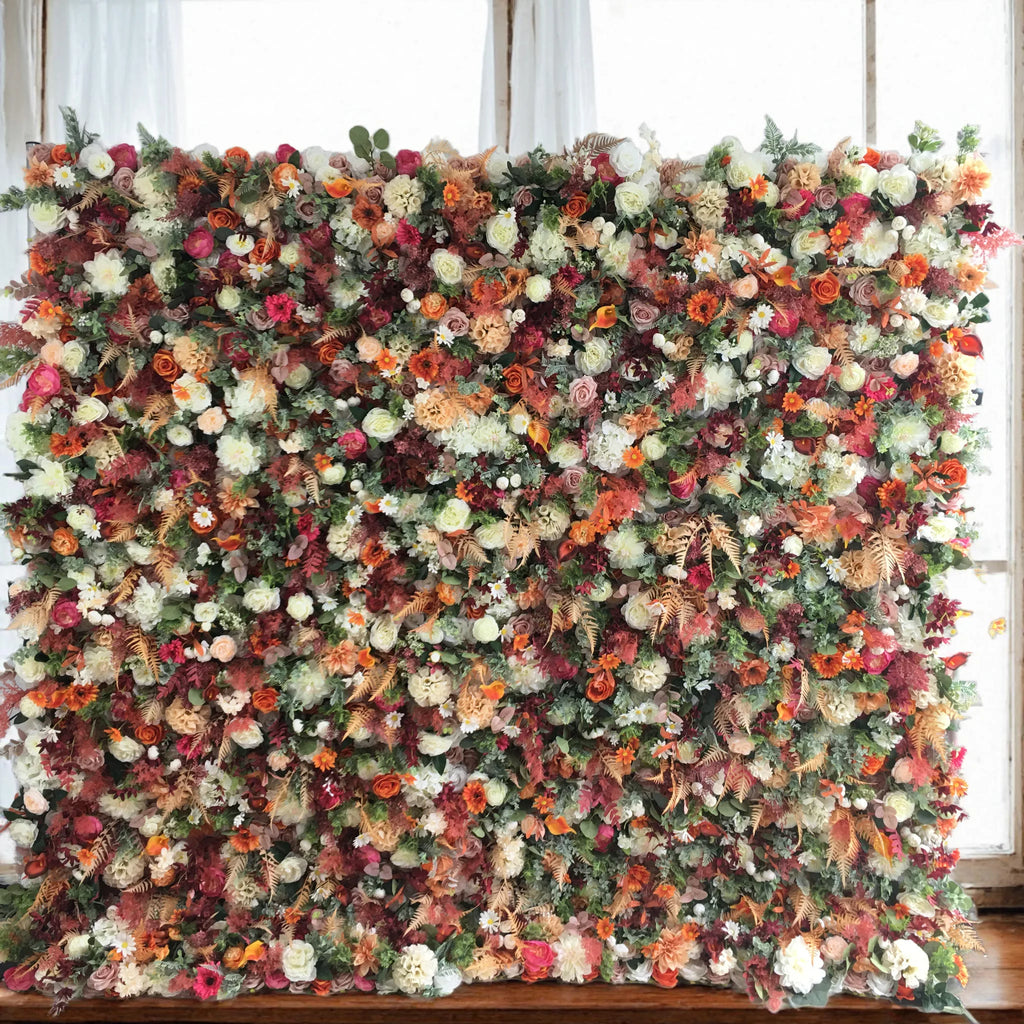SPR Bridal Bouquet Wedding Silk Artificial Flower Roses Bohemian Wall Decoration Panel