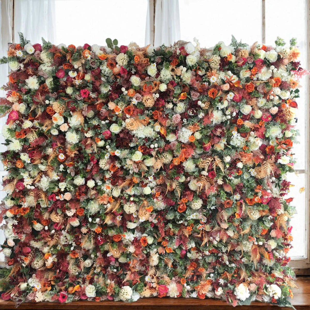 SPR Bridal Bouquet Wedding Silk Artificial Flower Roses Bohemian Wall Decoration Panel