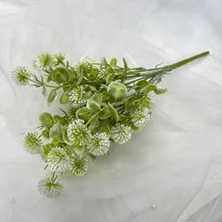 SPR Artificial Silk Leaves Faux Greenery Plant Leaf for Christmas Wedding Living Room Home Table Decoration - 36cm(14.17in) / Green