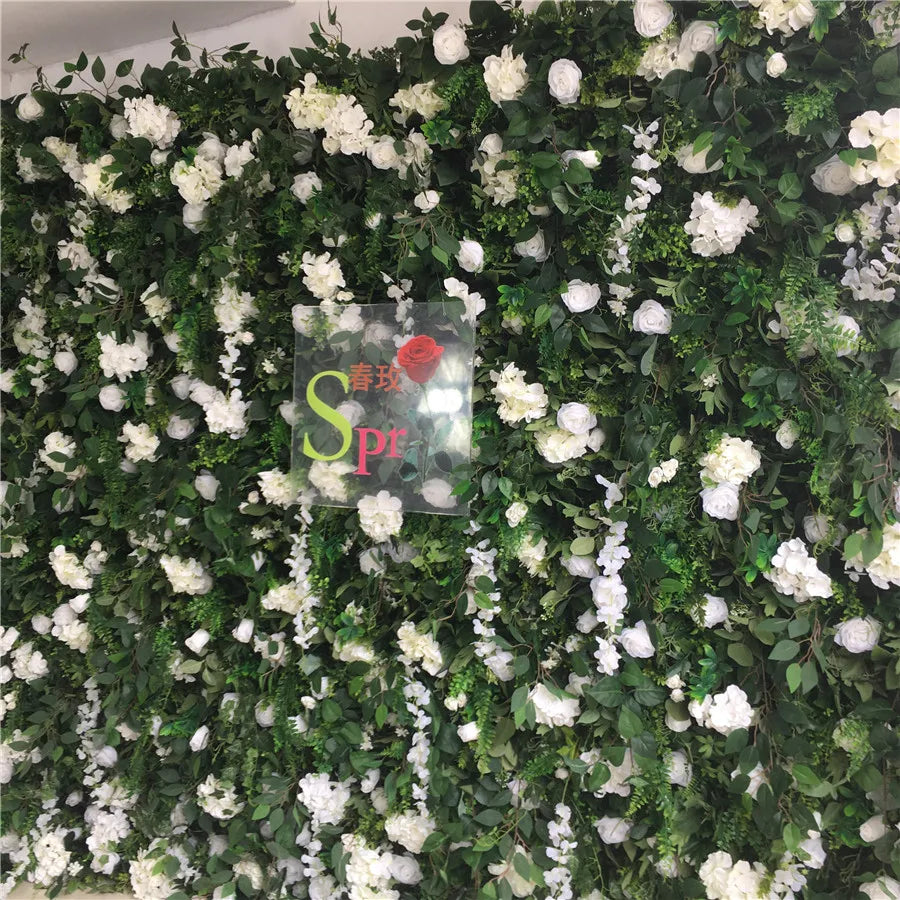 SPR Luxury Artificial 3D Rolled up Home Decoration Wedding Party & Graduation Ceiling Eco-Friendly Blush Pink Flower Wall