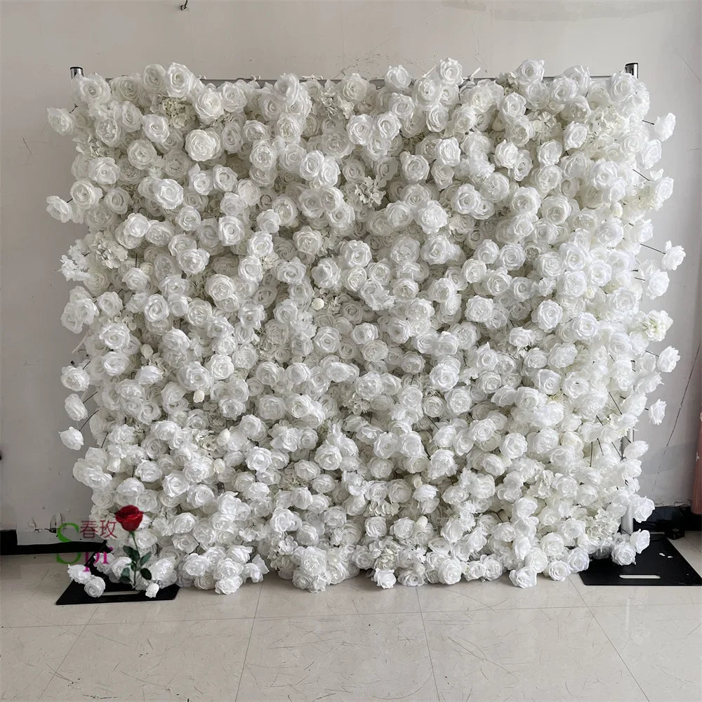 SPR  Factory Sales Christmas Fower Berries Christmas Flower Wall Flower Backdrop Events Xmas Day Baby Showing Party Home Decor