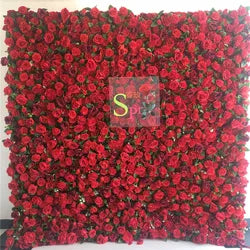 SPR 3D Rolled Silk Fabric Realistic Rose Flower Wall Home Wedding Party Graduation Decor-Eco-Friendly Handcrafted Ceiling Floral - SPR-FW211209-2