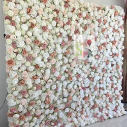 SPR 3D Rolled Silk Fabric Realistic Rose Flower Wall Home Wedding Party Graduation Decor-Eco-Friendly Handcrafted Ceiling Floral - SPR-FW211007-3
