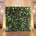 SPR Wholesale Custom Green Plant Leaf Wedding Supplies Decoration Rose Backdrop Silk Artificial Decorative Flower Wall