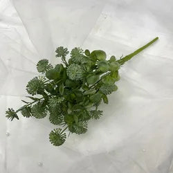 SPR Artificial Silk Leaves Faux Greenery Plant Leaf for Christmas Wedding Living Room Home Table Decoration - 36cm(14.17in) / Army Green