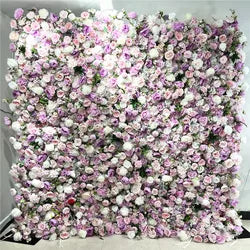 SPR Bridesmaids Bouquet Wholesale Wedding  Flower Wall Roll Up Flower Wall For Wedding Backdrop Decoration - 1*1M(3.28*3.28ft) / SPR-FW24130-8