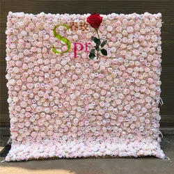 SPR Hot Selling Artificial Decorative Flower Wall Panel for Wedding Party Birthday Decor Backdrop Wall - 1*1M(3.28*3.28ft) / SPR-FW2148-5