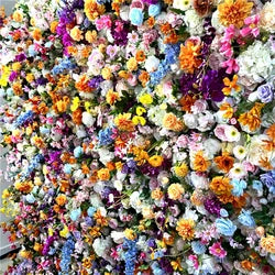 SPR Decorative Roll up Artificial Silk Rose Flower Wall Backdrop Panel for Wedding Party Birthday Hotel Decoration - SPR-FW231122-6
