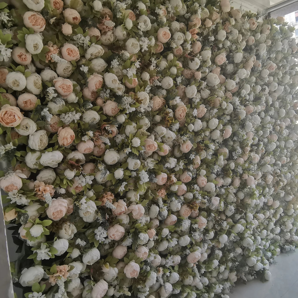SPR 5D Silk Artificial Flowers Wedding Decoration Party Restaurant Wedding Wall Flower Decoration Grass Artificial Flower Wall